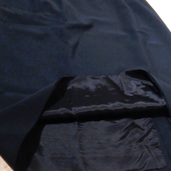 Authentic GIANNI VERSACE Runway Black Wool Blend Pencil Skirt - Picture 5 of 6